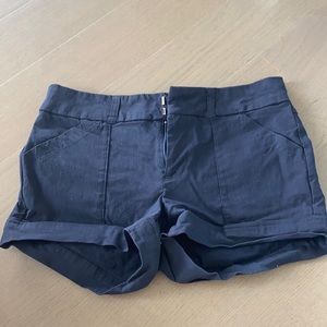 Navy blue short shorts